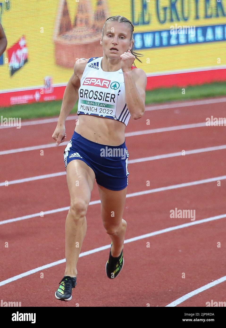 Munich, Allemagne - 15 août 2022, Amandine Brossier de France pendant l ...