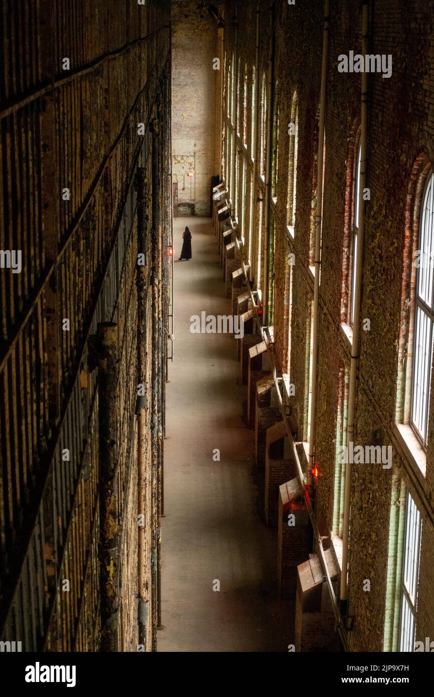 La prison réformatrice de l'État de l'Ohio a été le cadre du film The Shawshank Redemption à Mansfield, Ohio Banque D'Images