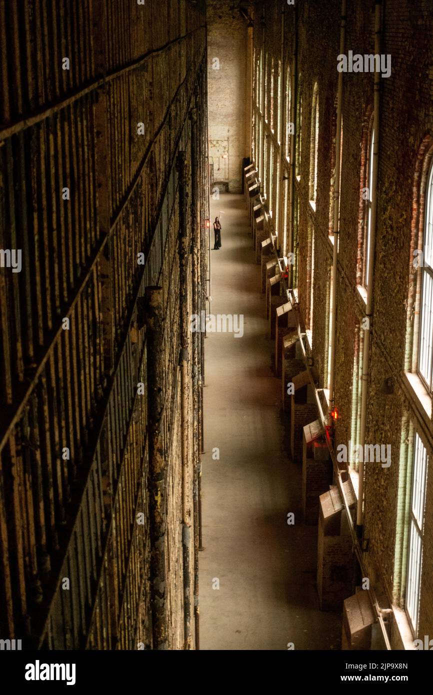 La prison réformatrice de l'État de l'Ohio a été le cadre du film The Shawshank Redemption à Mansfield, Ohio Banque D'Images