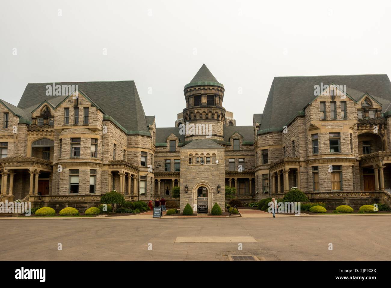 La prison réformatrice de l'État de l'Ohio a été le cadre du film The Shawshank Redemption à Mansfield, Ohio Banque D'Images