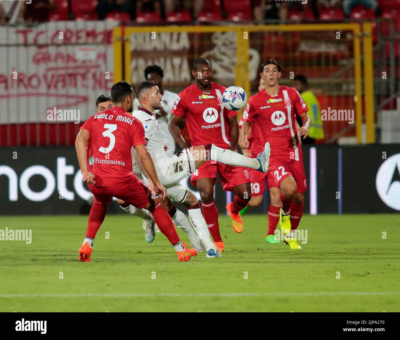 Samuele Ricci du FC de Turin pendant la série italienne Un match entre AC Monza et le FC de Turin, sur 13 août 2022, au stade uPower de Monza, en Italie. Photo Nderim Kaceli Banque D'Images