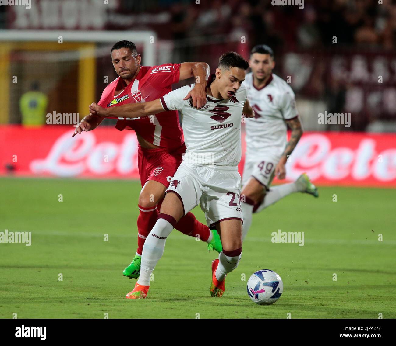 Samuele Ricci du FC de Turin pendant la série italienne Un match entre AC Monza et le FC de Turin, sur 13 août 2022, au stade uPower de Monza, en Italie. Photo Nderim Kaceli Banque D'Images