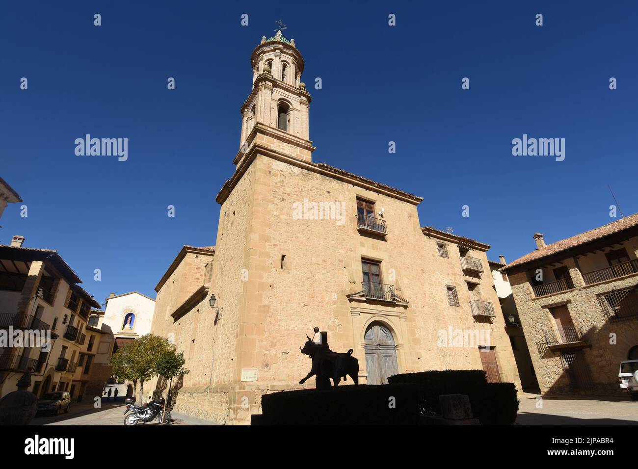 Couvent de Carmen à Rubielos de Mora, province de Teruel, Aragon, Espagne Banque D'Images