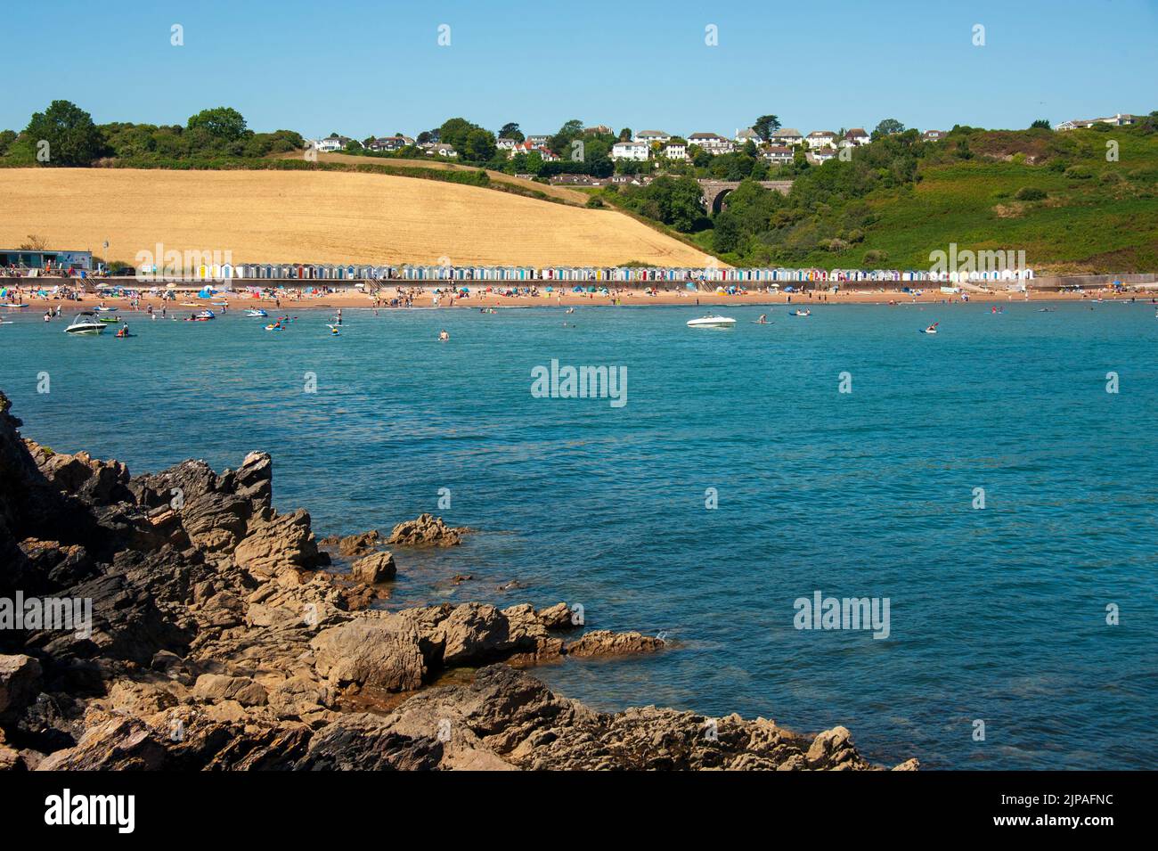 Broadsands Beach, Devon, Angleterre, Royaume-Uni, Europe Banque D'Images