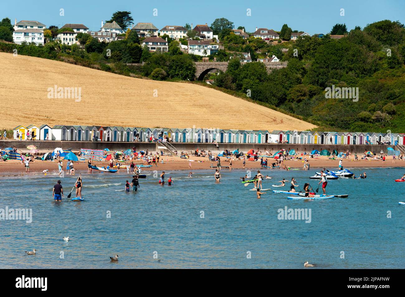 Broadsands Beach, Devon, Angleterre, Royaume-Uni, Europe Banque D'Images