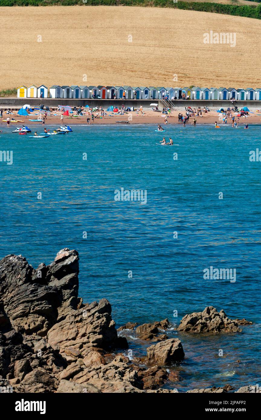 Broadsands Beach, Devon, Angleterre, Royaume-Uni, Europe Banque D'Images