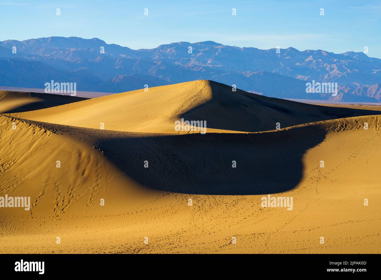Dunes de sable de Mesquite, parc national de la Vallée de la mort, Californie, Amérique du Nord, États-Unis Banque D'Images