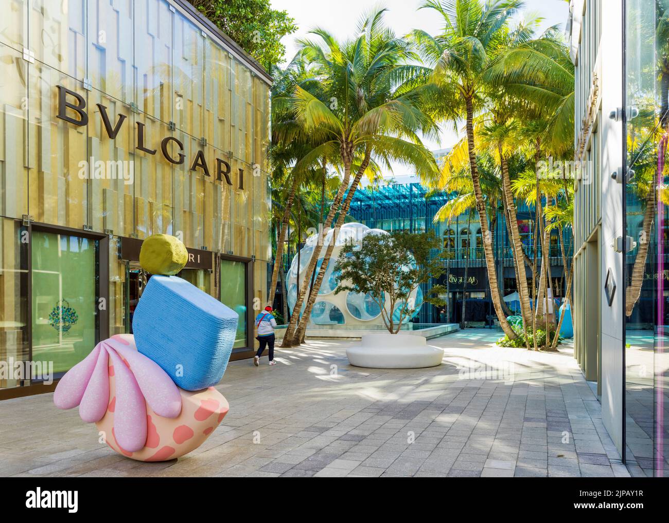 Quartier design, South Miami, Miami Dade, Floride, États-Unis Banque D'Images