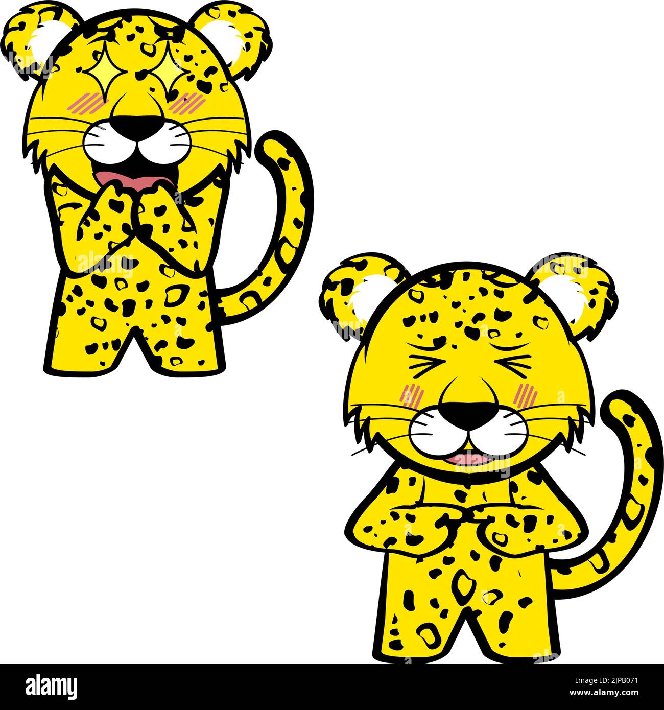 ensemble d'expressions de dessin animé de personnage de kid en version vectorielle sur pied Illustration de Vecteur