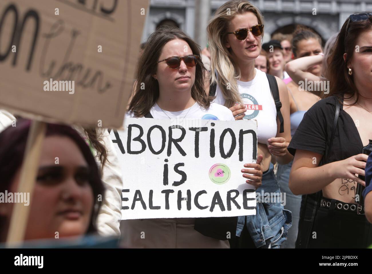 Protestation en faveur des droits à l'avortement, pays-Bas Photo Stock -  Alamy