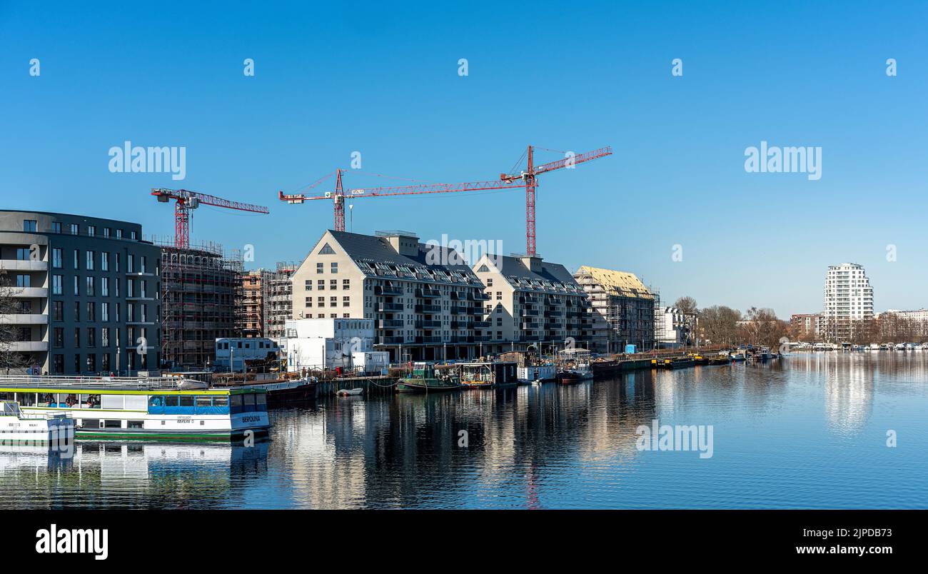 berlin, spandau, logement, havel, Havel Waterside, spandaus, havels Banque D'Images