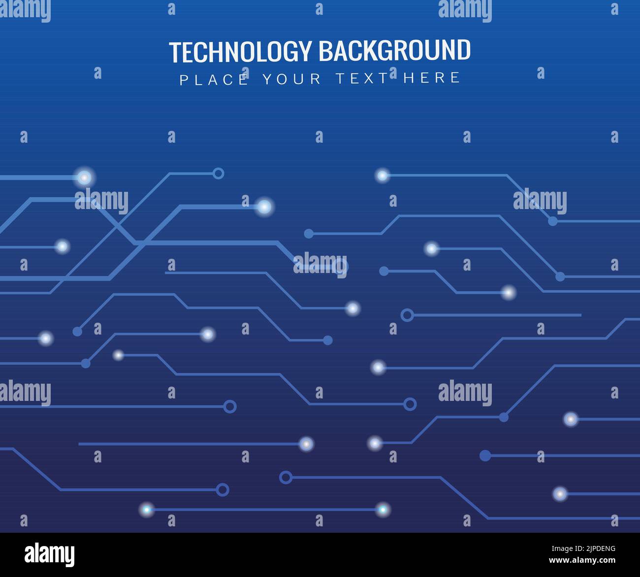 Carte de circuit imprimé futuriste Vector , carte mère électronique , concept de communication et d'ingénierie Illustration de Vecteur