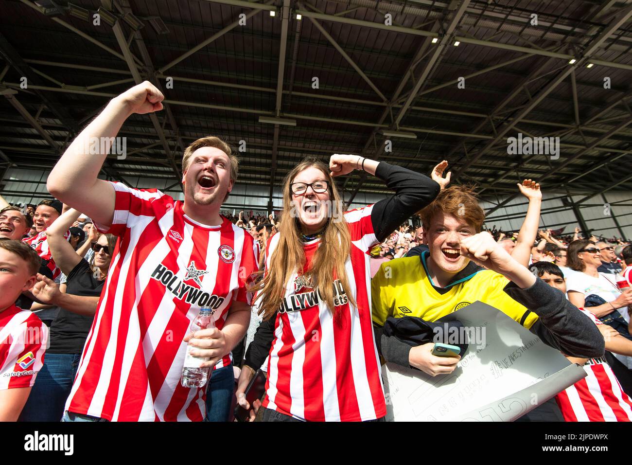 fans de football anglais Banque D'Images