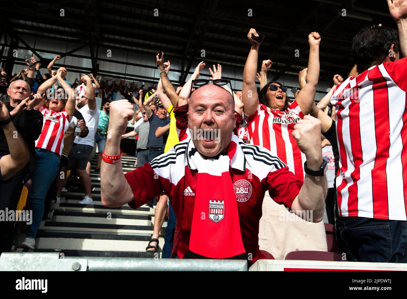 fans de football anglais Banque D'Images