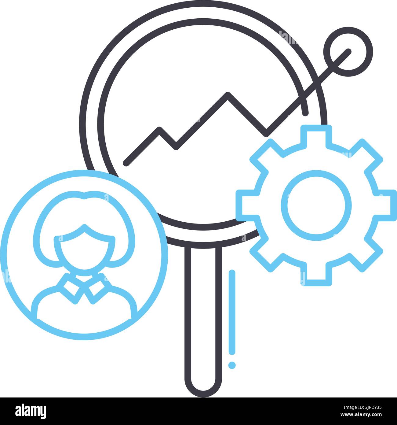 icône de ligne de croissance personnelle, symbole de contour, illustration vectorielle, signe de concept Illustration de Vecteur icône de ligne de croissance personnelle, symbole de contour, illustration vectorielle, signe de concept Illustration de Vecteur