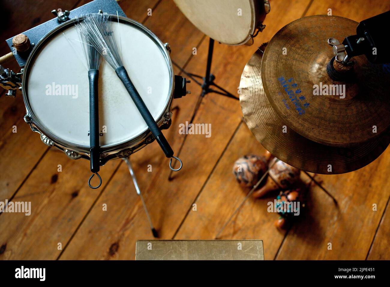 cymbale, instrument à percussion, percussion, joue, cymbales, instruments à percussion, percussions Banque D'Images