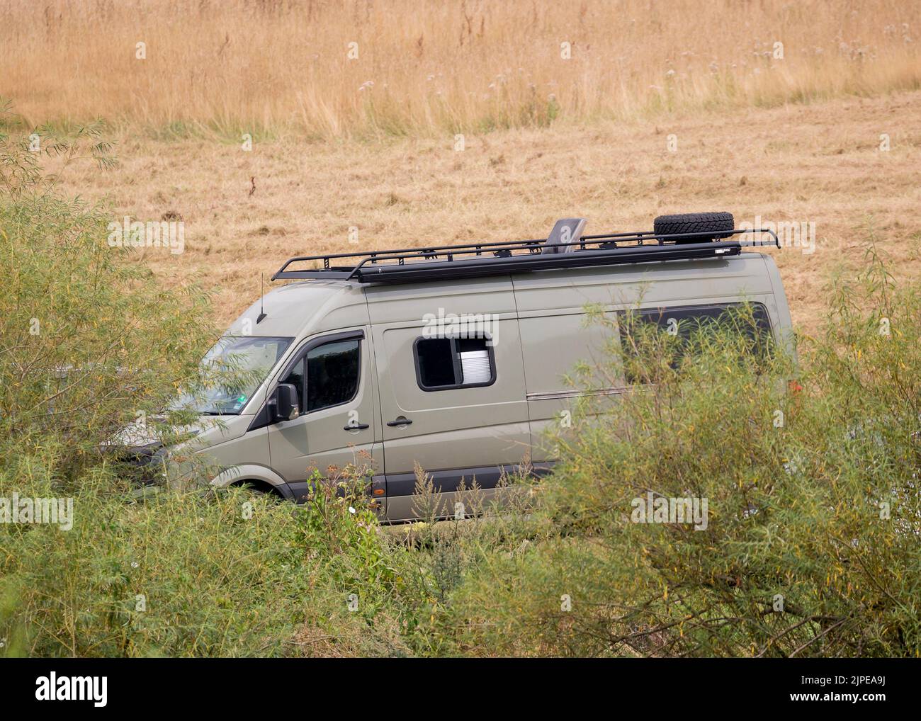 Fourgonnette Wild Camper Banque D'Images