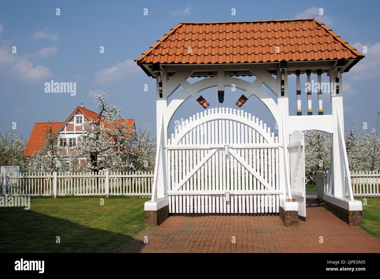 vieux pays, portail, altes terres, portails Banque D'Images