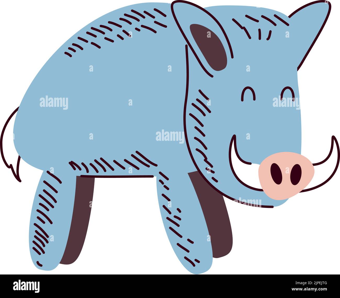 animal de porc sauvage Illustration de Vecteur