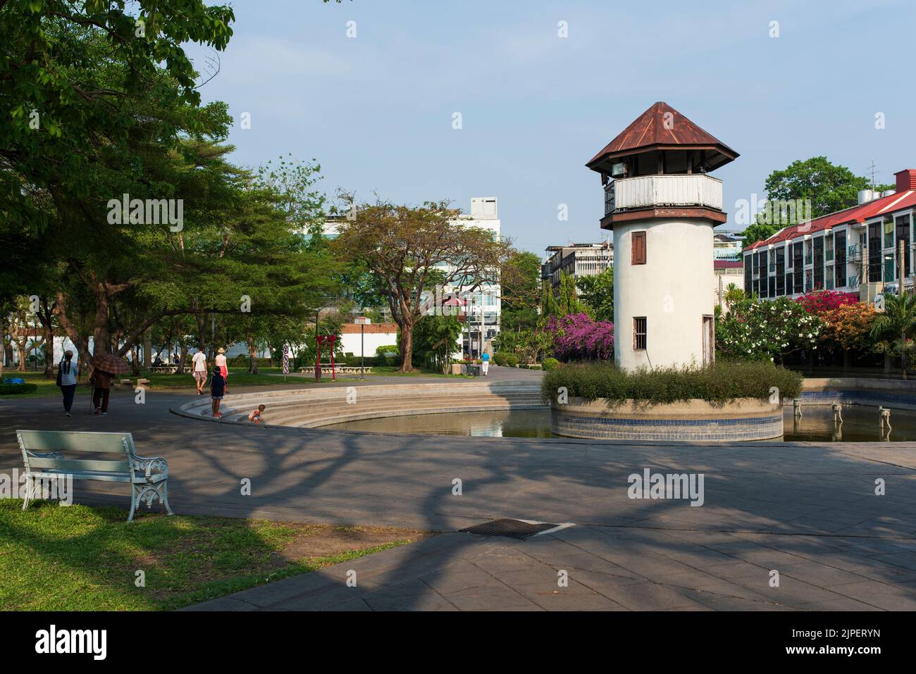 BANGKOK, THAÏLANDE. District de 1 avril 2016.Phra Nakhon. Parc Rommaninat ou parc Romaneenart, communément connu sous le nom de Khuk Kao Banque D'Images