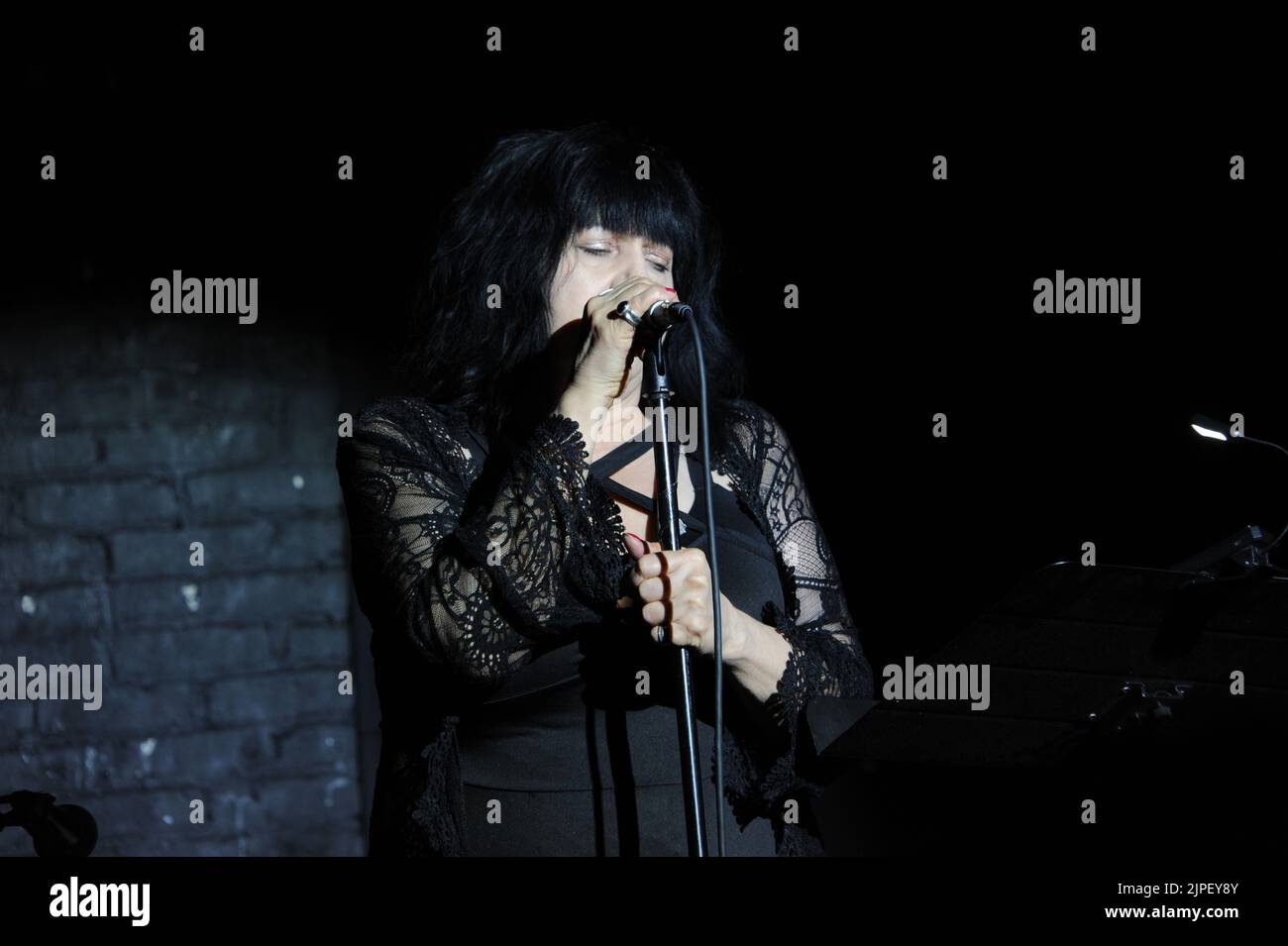 Lydia Lunch a parlé à TV Eye à New York, juillet 2022, photos Nadja Sayej Banque D'Images