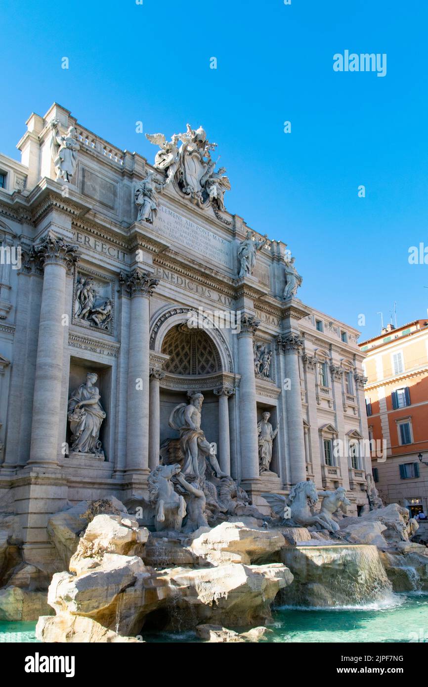 Fontana di Trevi, Rome, Italie Banque D'Images