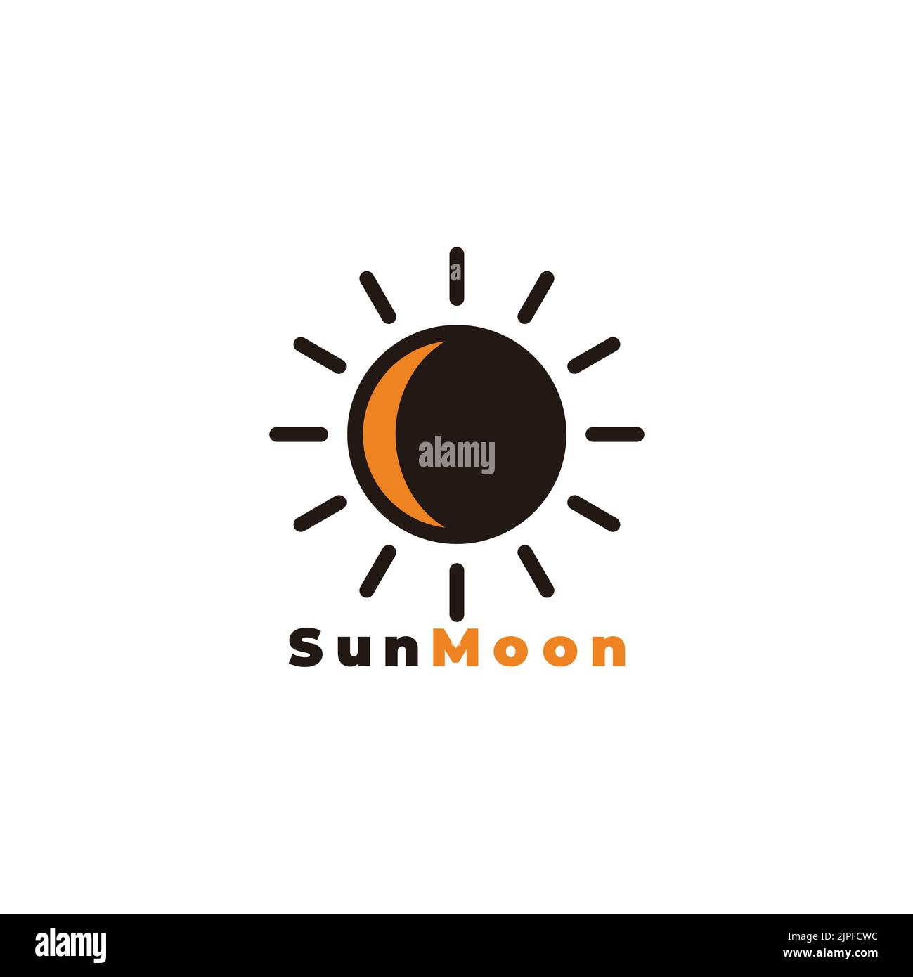 soleil lune nuit jour 24 heures symbole vecteur Illustration de Vecteur