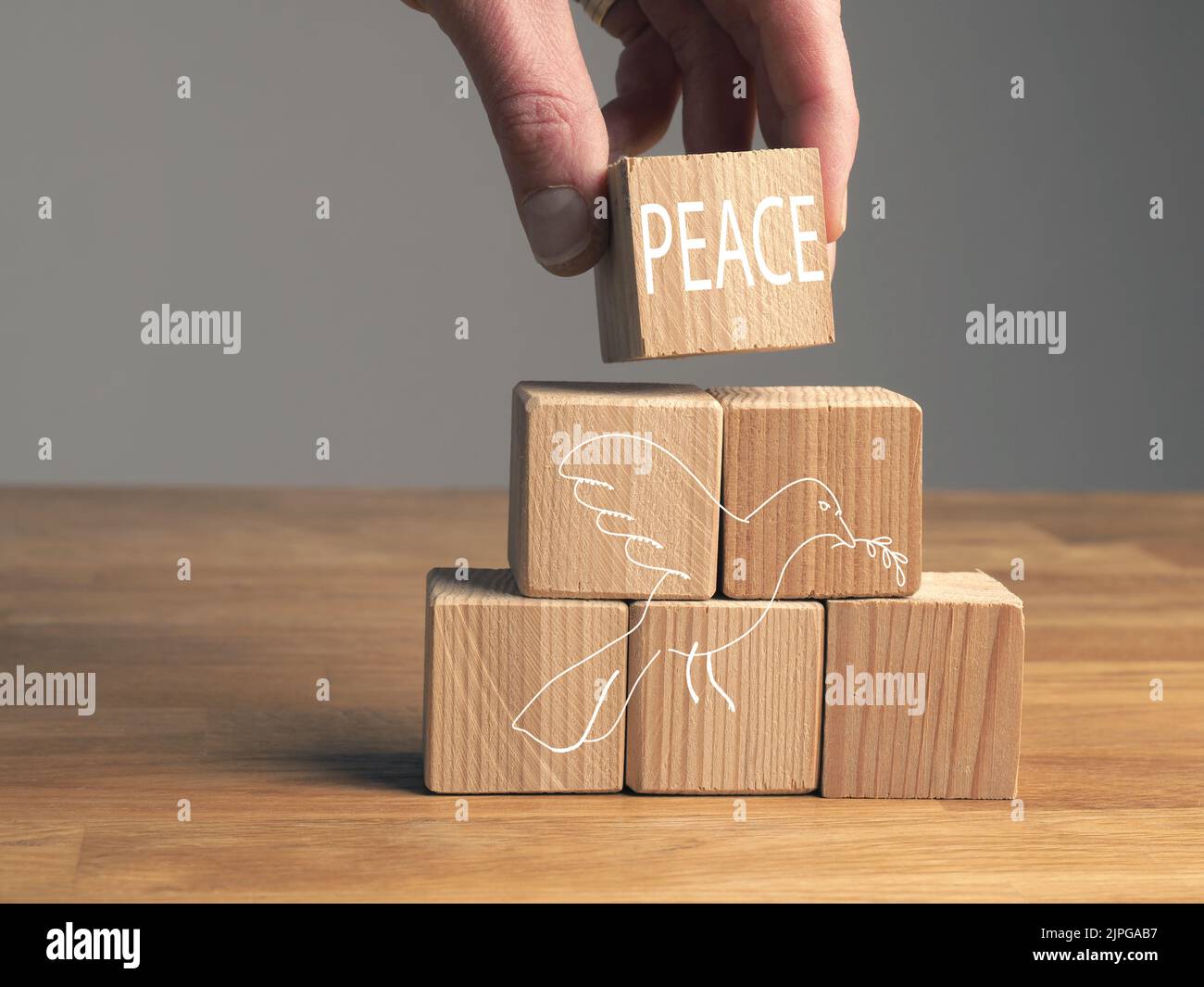 la paix, la paix colombe, les peas, les colombes de la paix Banque D'Images