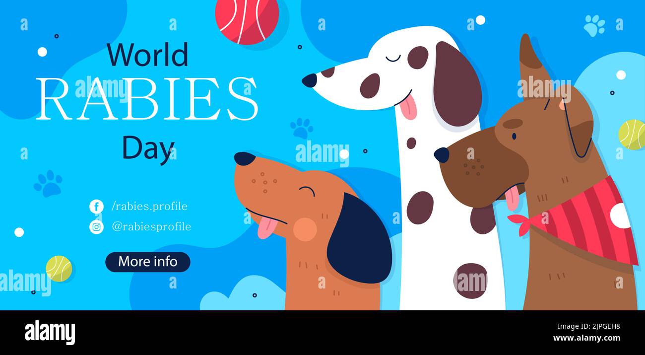 Modèle de bannière horizontale de jour de rage du monde plat Illustration vectorielle Illustration de Vecteur