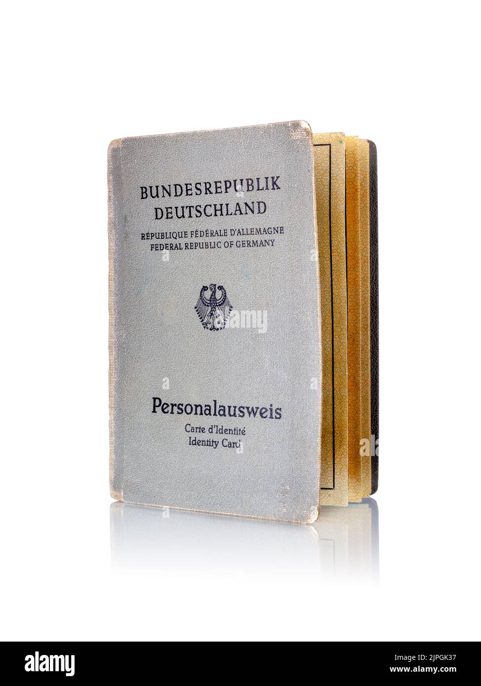 allemagne, ancienne, carte d'identité, allemagne, ancienne Banque D'Images