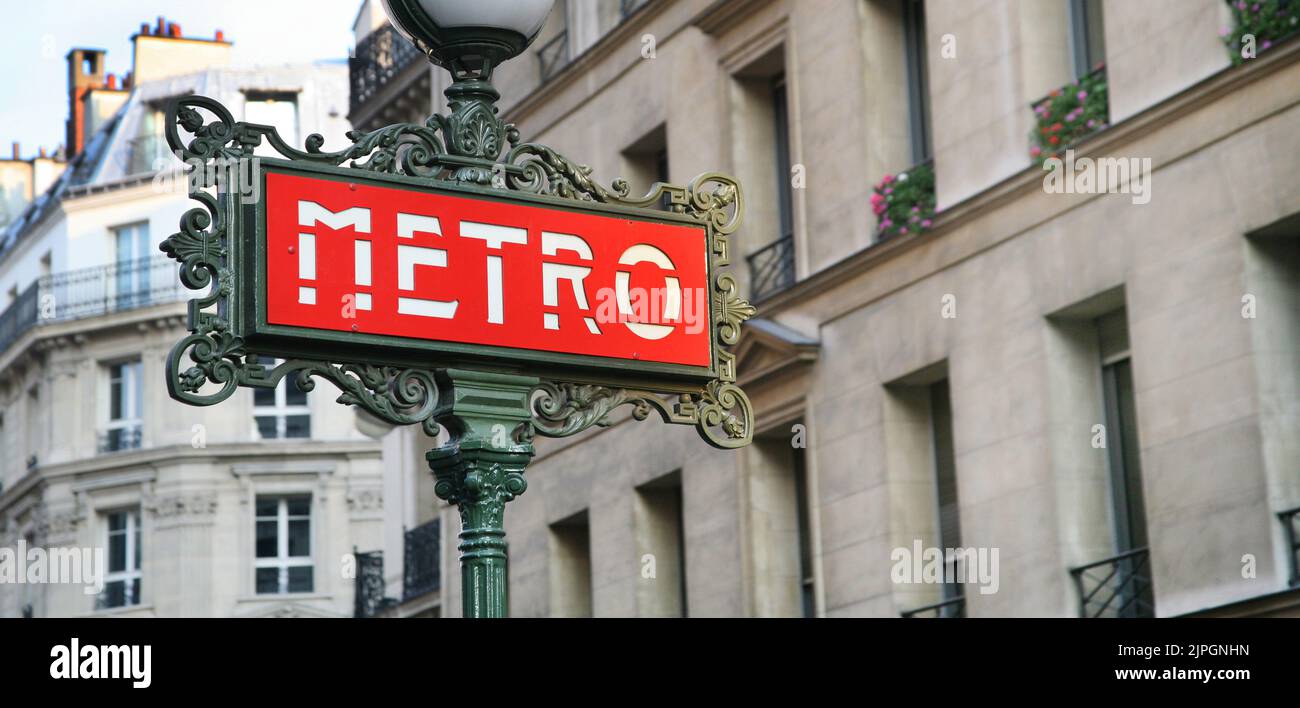 métro, paris, métro, métro, métros Banque D'Images