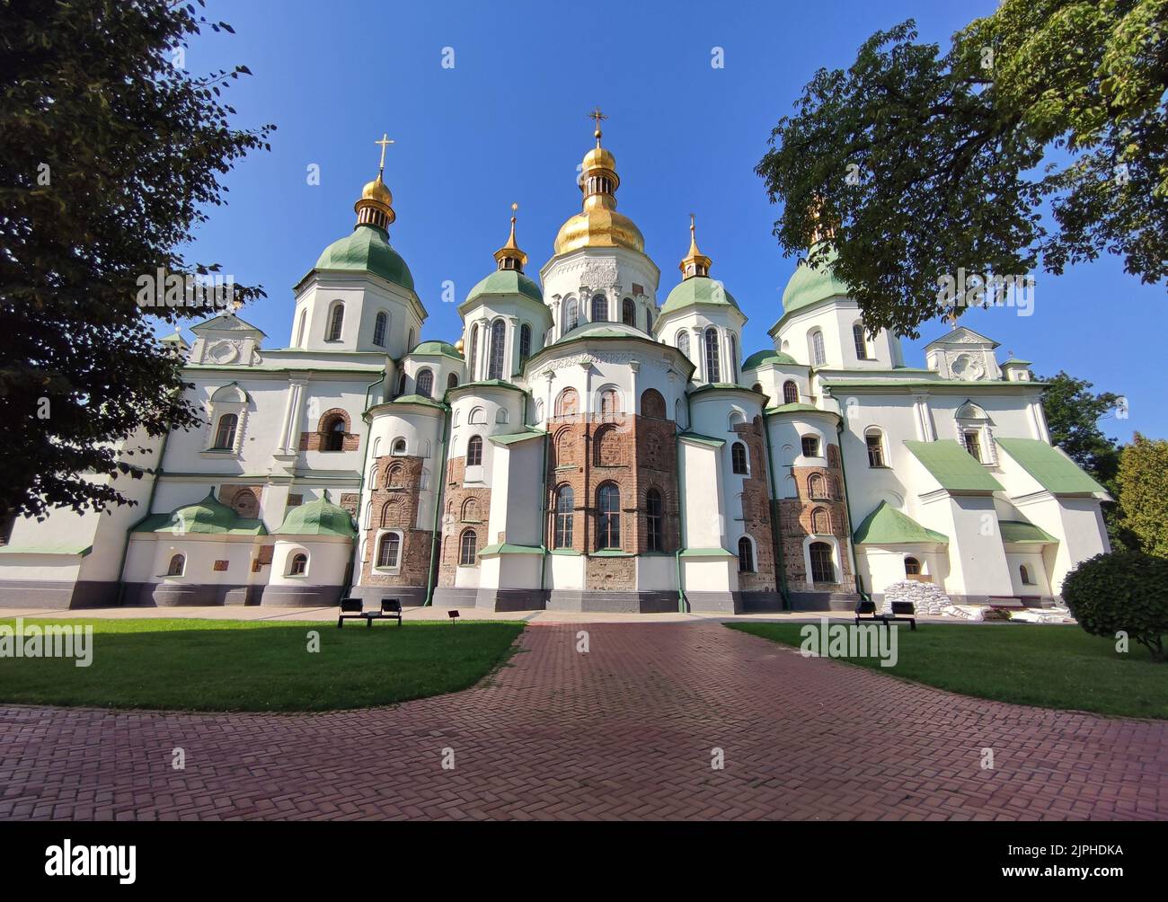 KIEV, UKRAINE 18 AOÛT 2022 la cathédrale SainteSophie fait partie