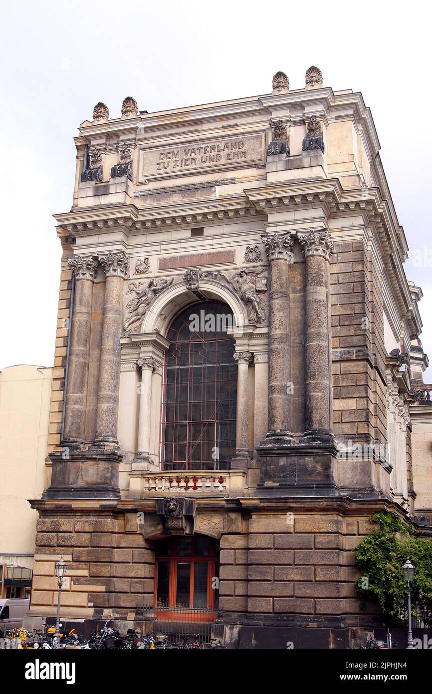 école d'art, lipsiusbau, kunsthalle im lipsius-bau, écoles d'art Banque D'Images