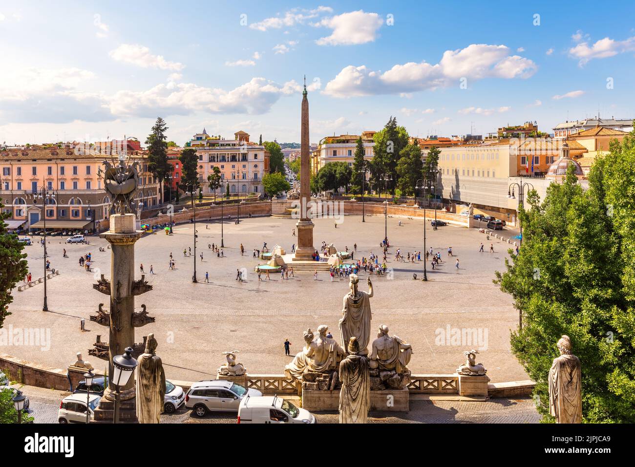 rome, place st pierre, obélisque du vatican, romes, places st pierre Banque D'Images
