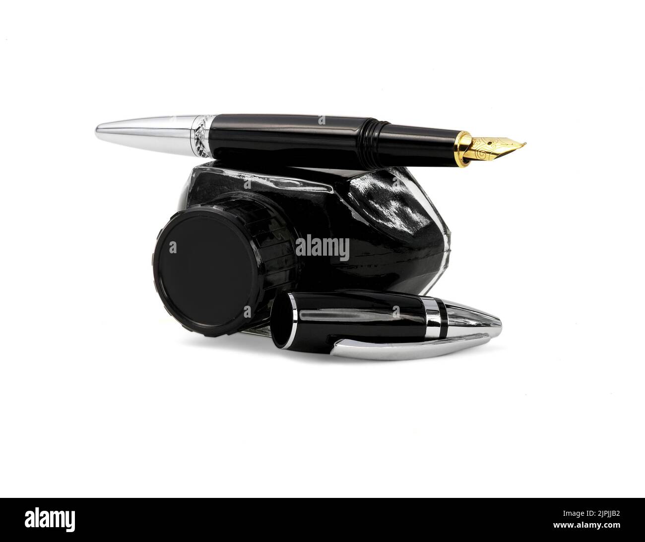 écriture, stylo plume, encre, stylo plume, encres Banque D'Images
