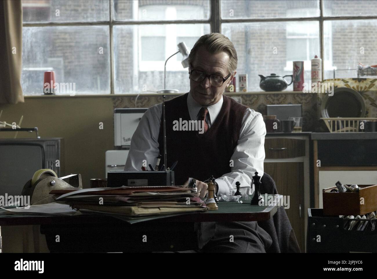 GARY OLDMAN, TINKER TAILOR SOLDIER SPY, 2011 Banque D'Images