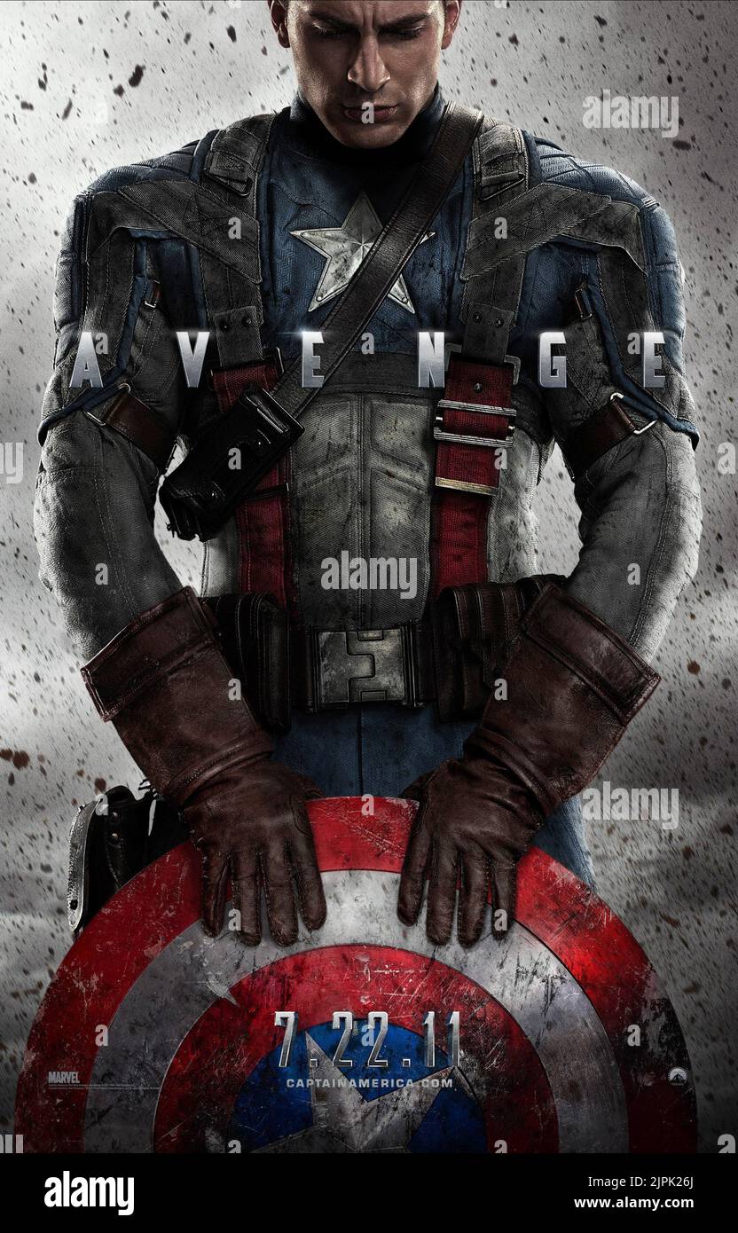 CHRIS EVANS, LE CAPITAINE AMERICA : LE PREMIER VENGEUR, 2011 Banque D'Images
