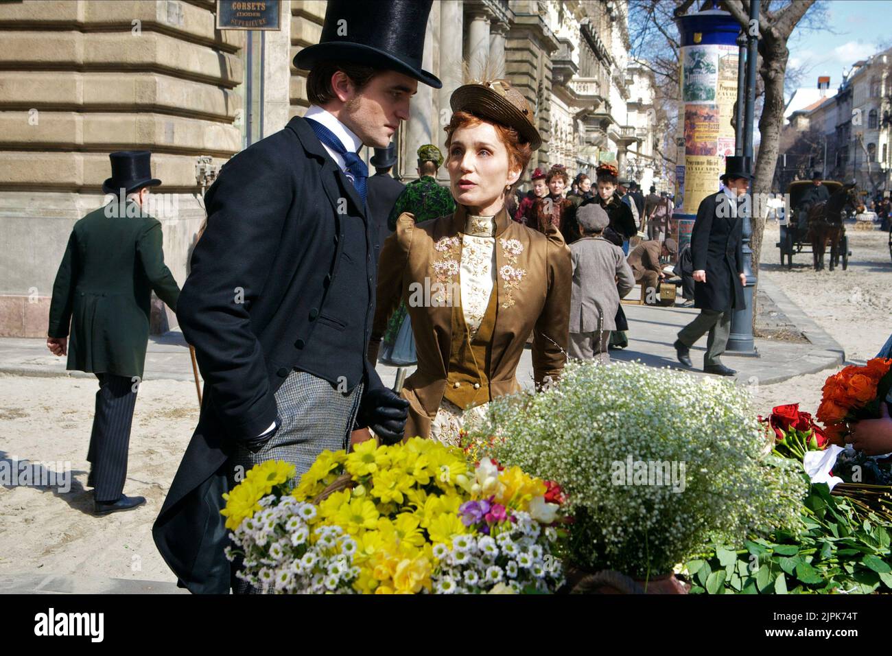 ROBERT PATTINSON, Kristin Scott Thomas, BEL AMI, 2011 Banque D'Images