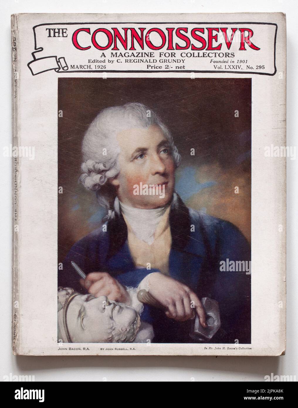 Le magazine Connoisseur antiques Banque D'Images
