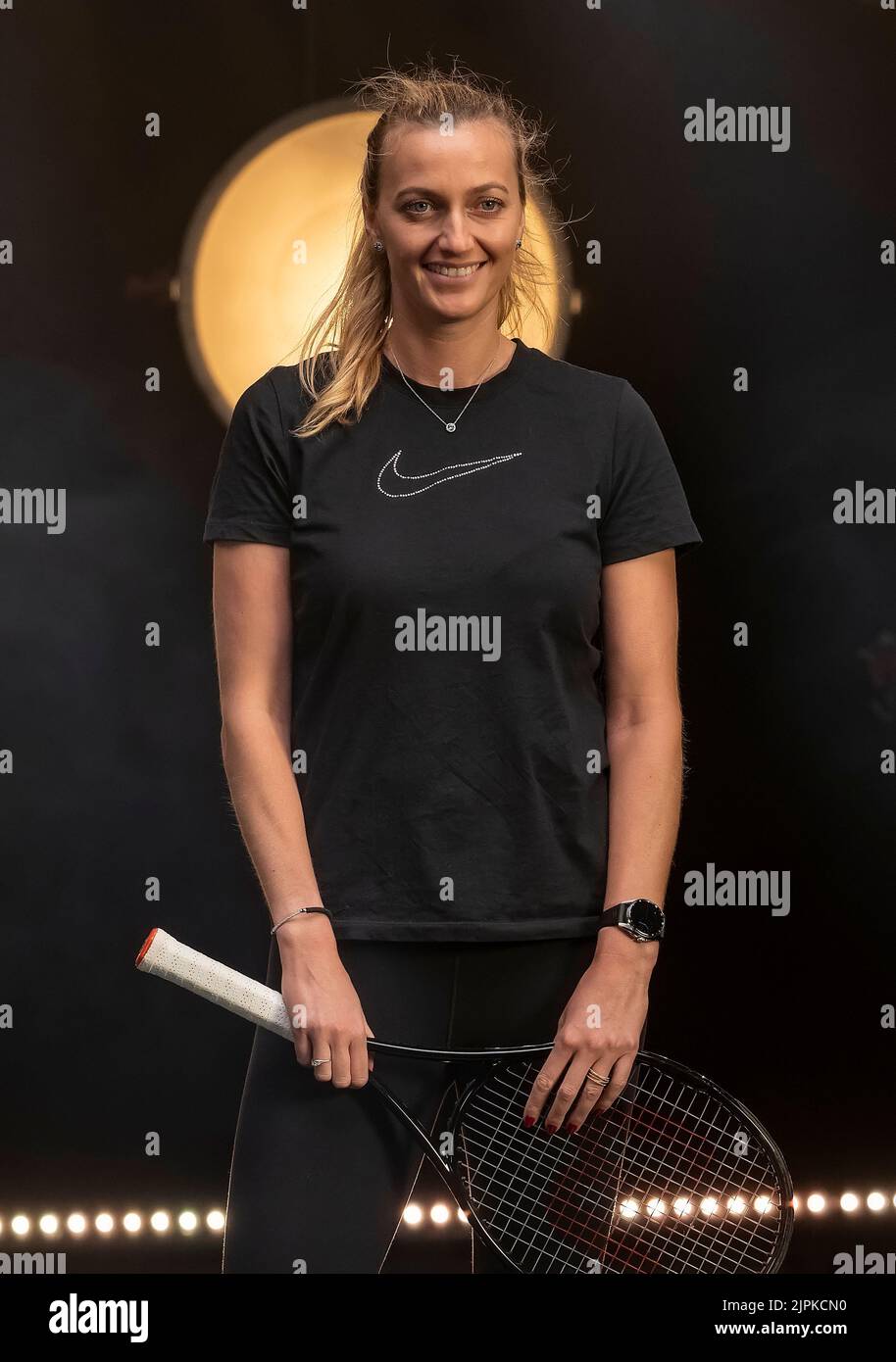 8 mars 2022; Indian Wells, CA 2022 BNP Paribas joueur de la chaîne de tennis ouverte Shoot Petra Kvitova (CZE) Banque D'Images