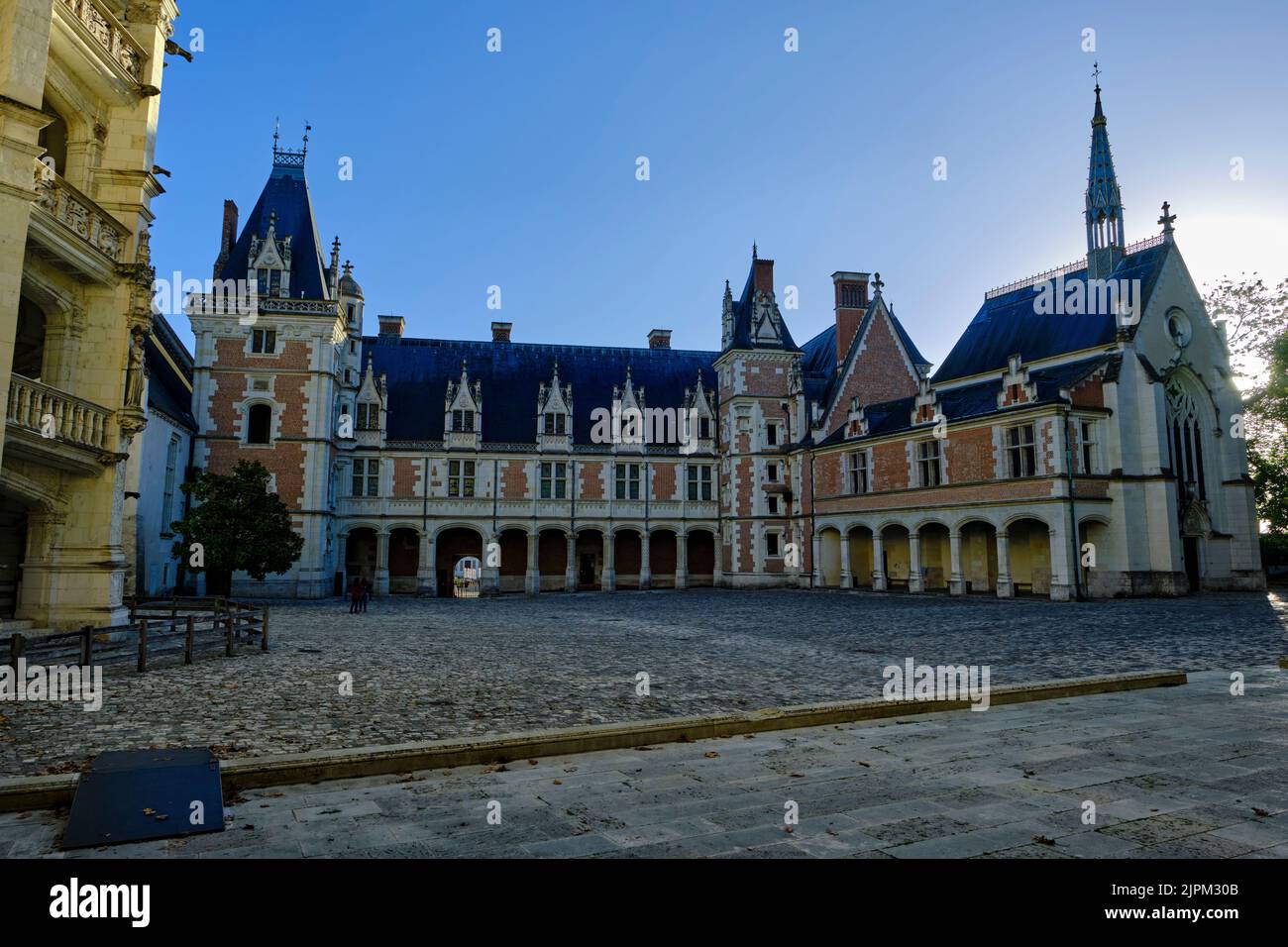 France, Loir-et-cher (41), Vallée de la Loire classée au patrimoine mondial de l'UNESCO, Blois, Château de Blois Banque D'Images