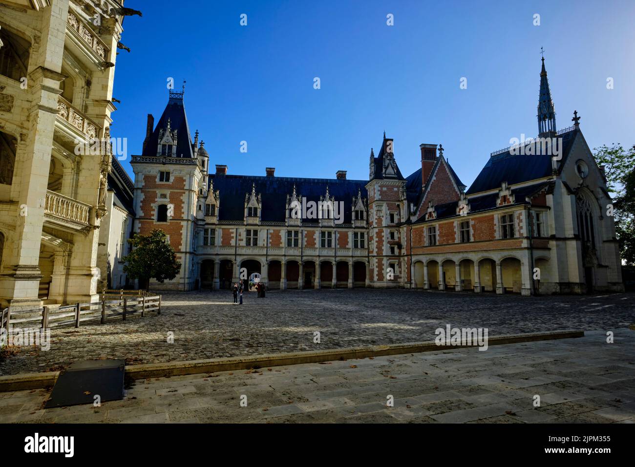 France, Loir-et-cher (41), Vallée de la Loire classée au patrimoine mondial de l'UNESCO, Blois, Château de Blois Banque D'Images