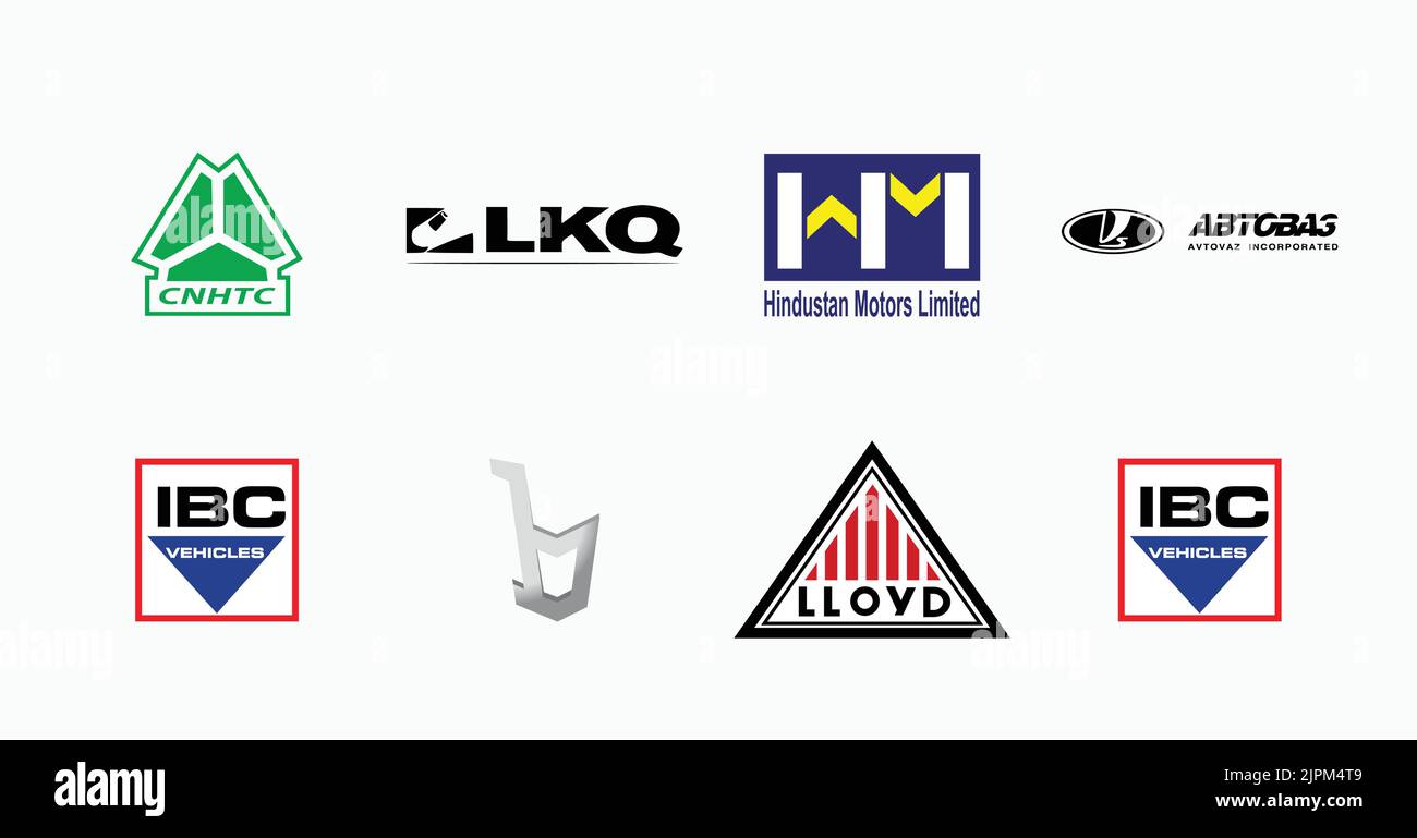 Logo Brilliance Auto, logo IBC Vehicles, logo Avtovaz, logo Bertone