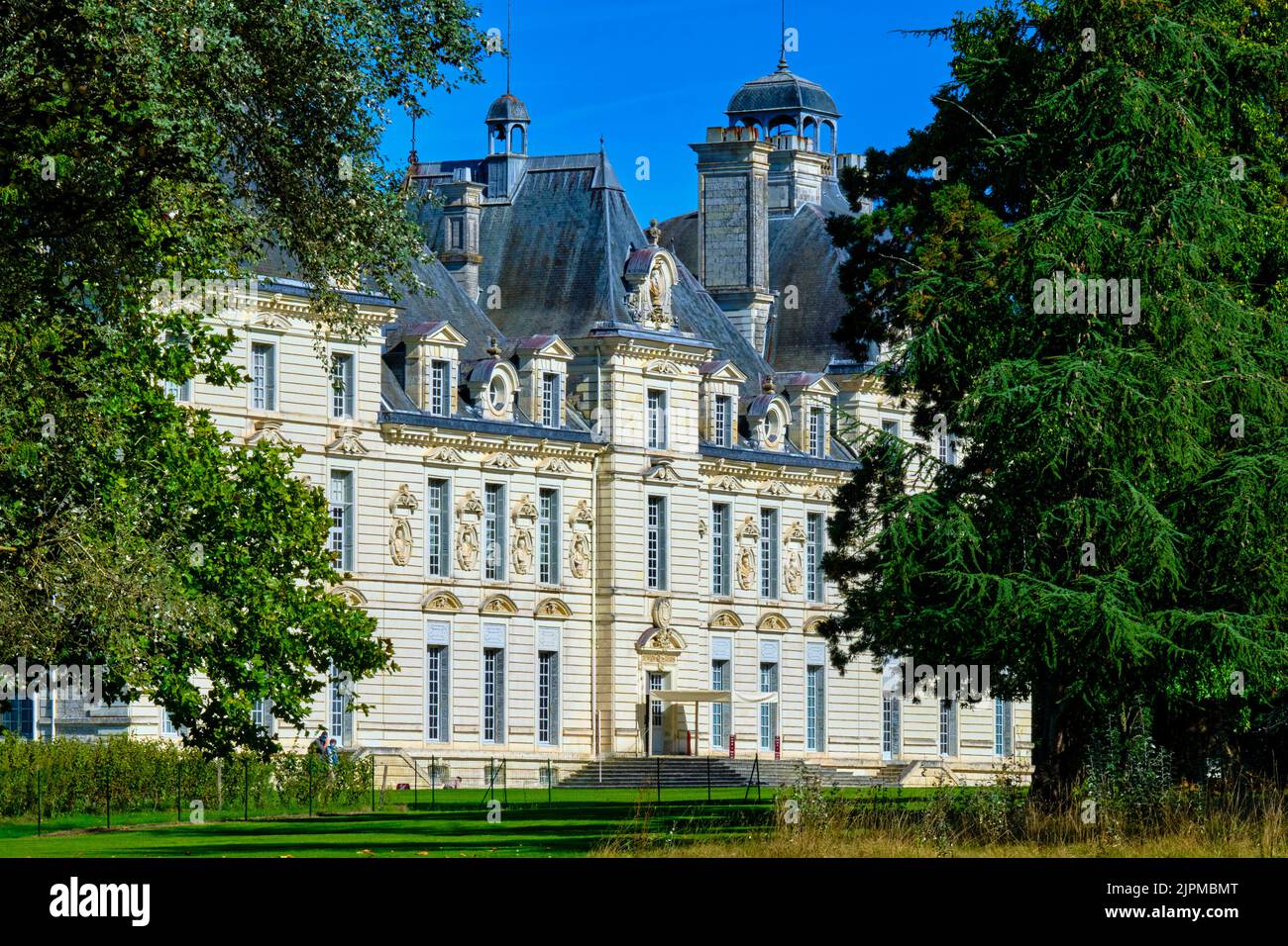 France, Loir-et-cher (41), Cheverny, Vallée de la Loire classée au patrimoine mondial de l'UNESCO, Châteaux de la Loire, Château de Cheverny Banque D'Images