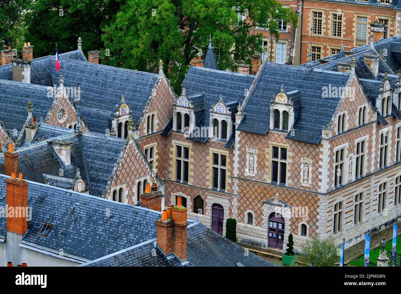France, Loiret, Orleans, hôtel Groslot Banque D'Images