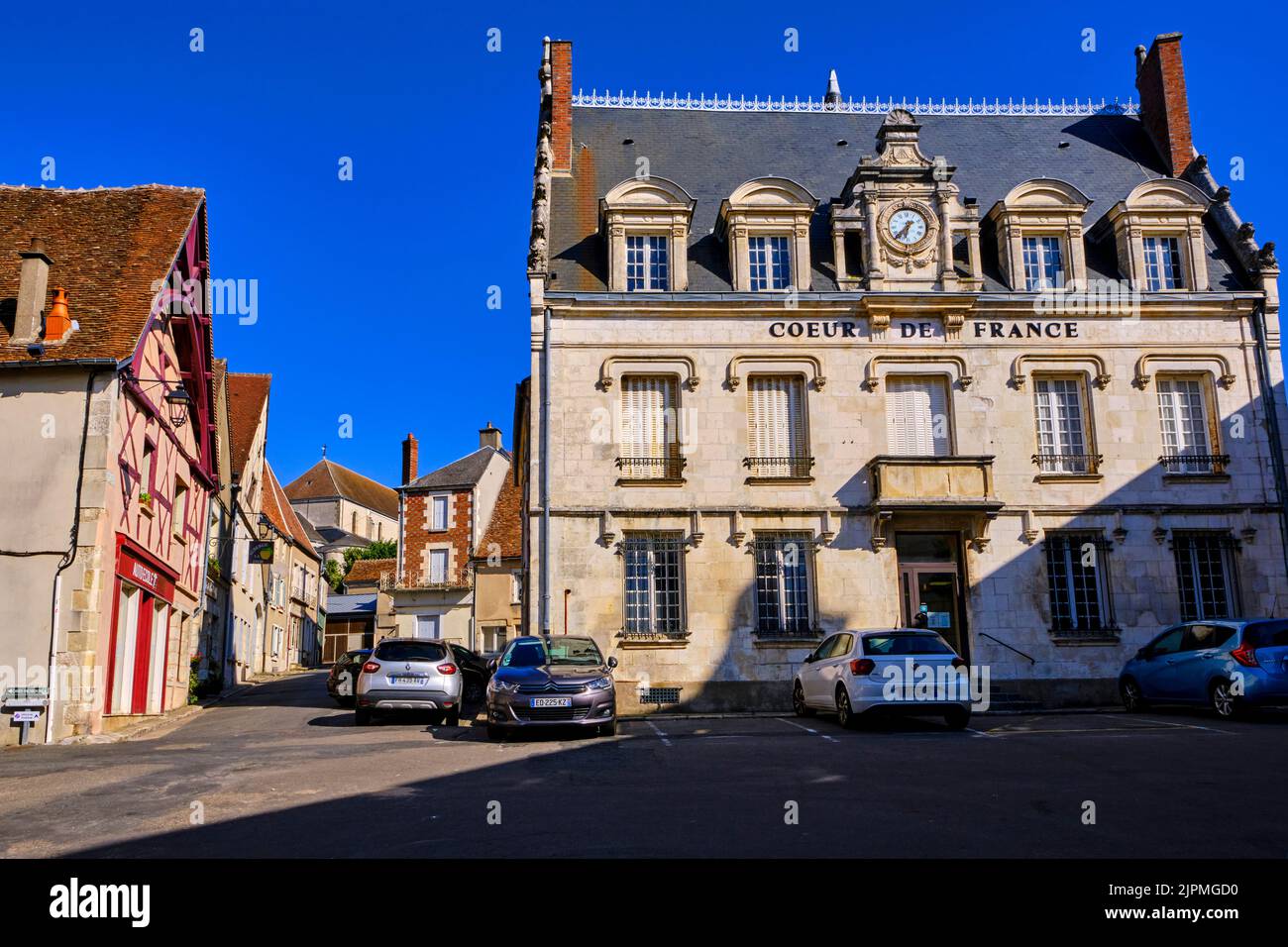 France, cher, Berry, Sancerre village Banque D'Images