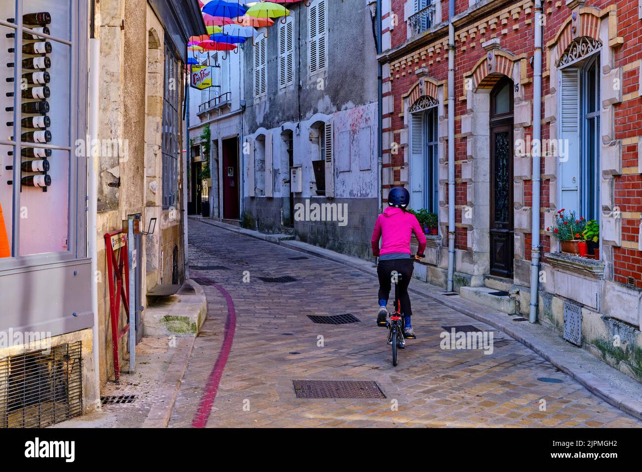 France, cher, Berry, Sancerre village Banque D'Images