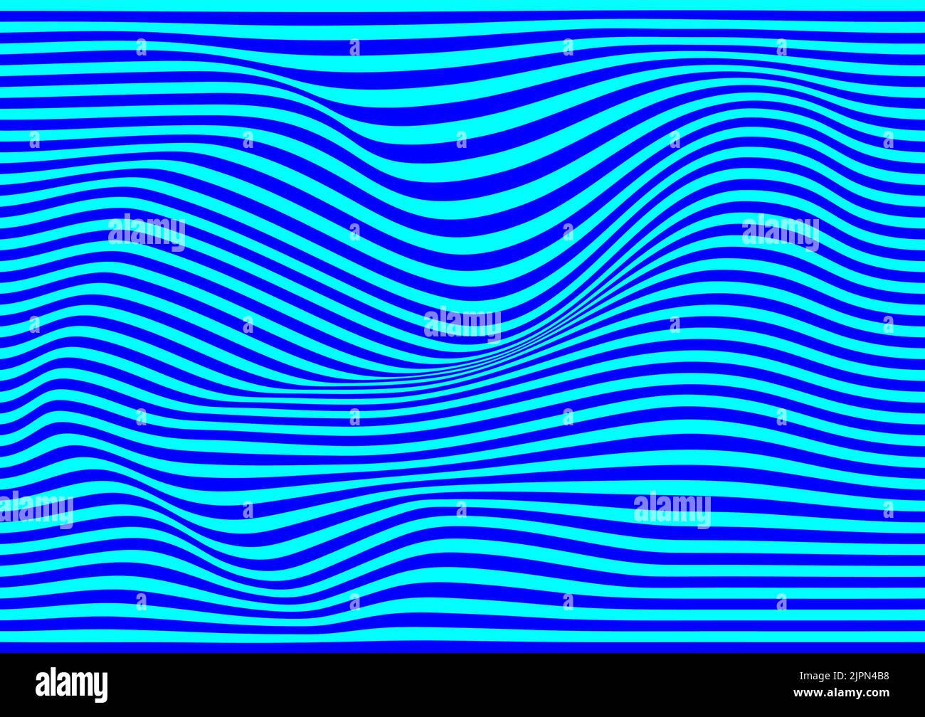 Arrière-plan abstrait bleu texture colorée courbe lisse toile de fond ondulée dessin graphique modèle de fond d'écran illustration vectorielle Illustration de Vecteur