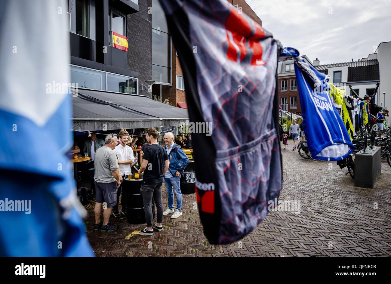 2022-08-19 16:27:36 UTRECHT - Horeca à l'ERF de Ledig, avant le début du procès de temps d'équipe le premier jour de la Vuelta a Espana (Vuelta a Espana). Les trois premiers jours de l'événement cycliste se tiendront sur le sol hollandais, après quoi la caravane se rendra en Espagne le jour de repos. ANP SEM VAN DER WAL pays-bas sortie - belgique sortie Banque D'Images