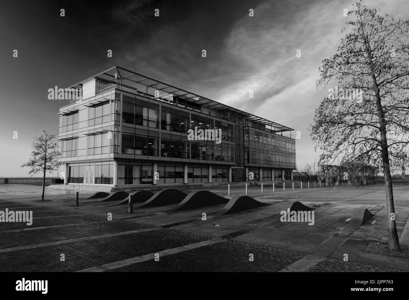 Blocs de bureaux à Humber Quays, Marina de Hull, Kingston-upon-Hull, East Riding of Yorkshire, Angleterre, Royaume-Uni Banque D'Images